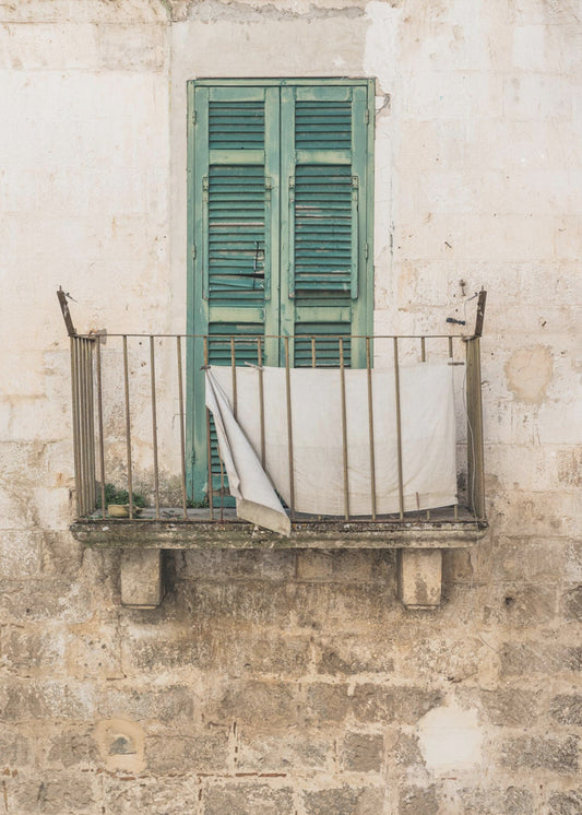 Italienische Fassade | Leinwand