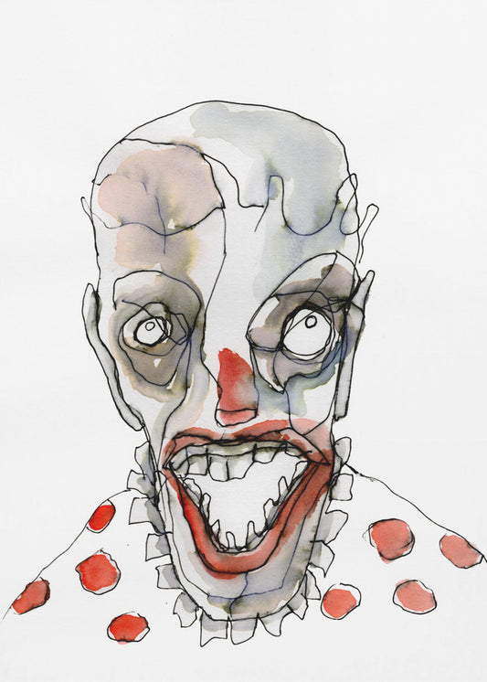 Clowns der Pizzaparty | Leinwand