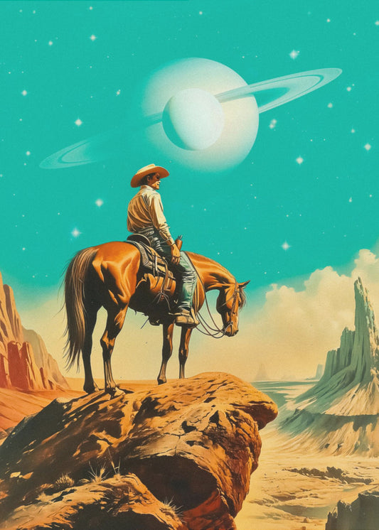 Ein westlicher Astronaut | Leinwand