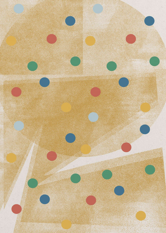 Polka Dot Harmonie | Leinwand