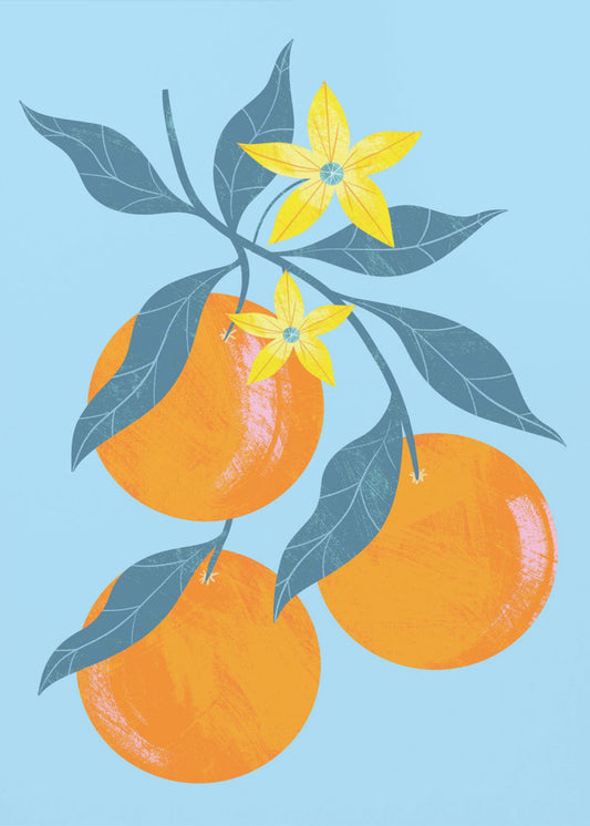 Orangenzweig | Leinwand