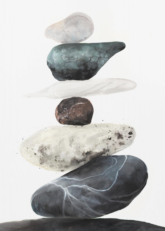 Steine vom Strand | Poster