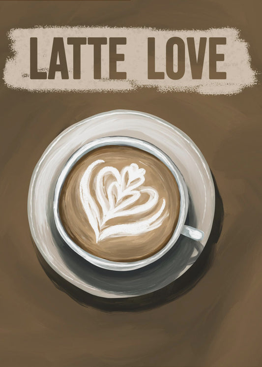 Latte Love | Canvas