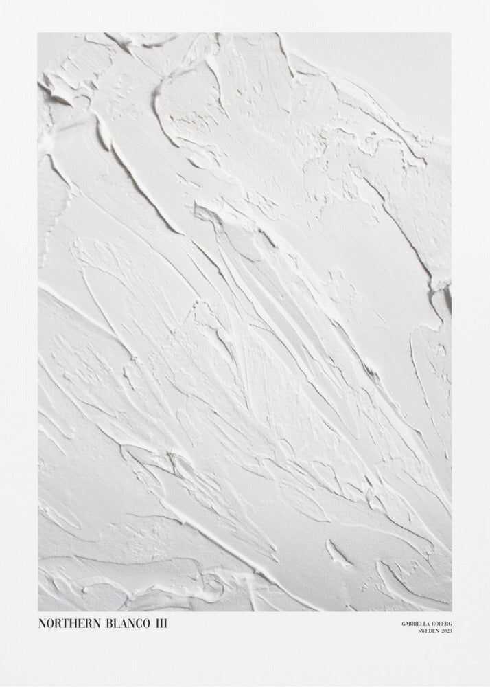 Northern Blanco Nr. III | Poster
