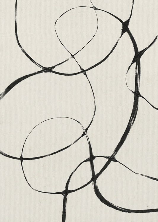 Verschlungene Linien | Leinwand