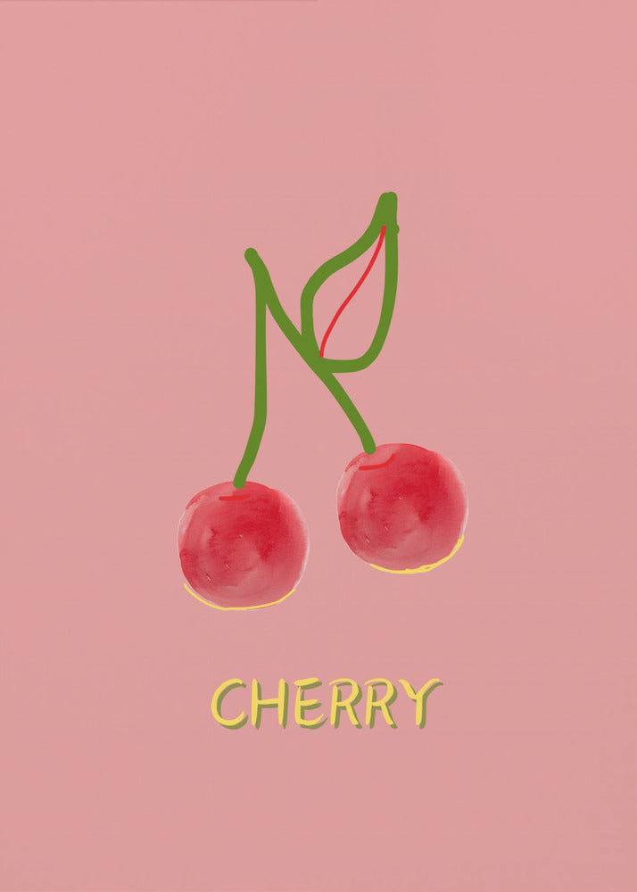 Kirsche in Pink | Poster