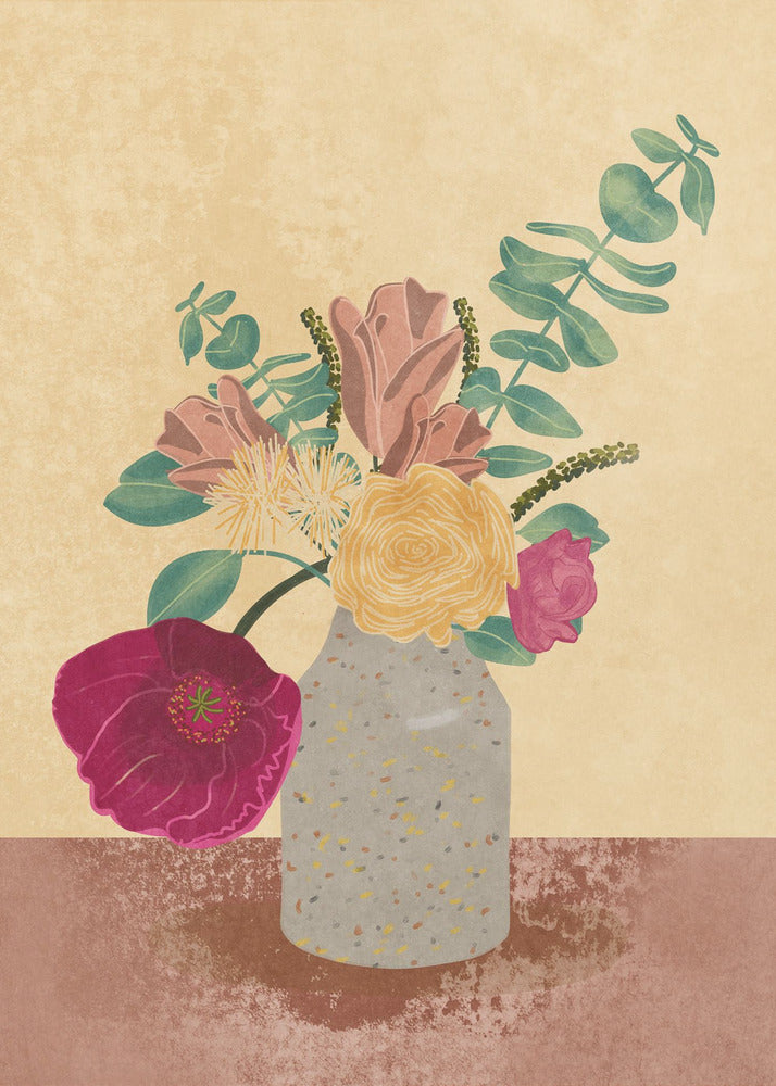 Arrangierte Blumen | Leinwand