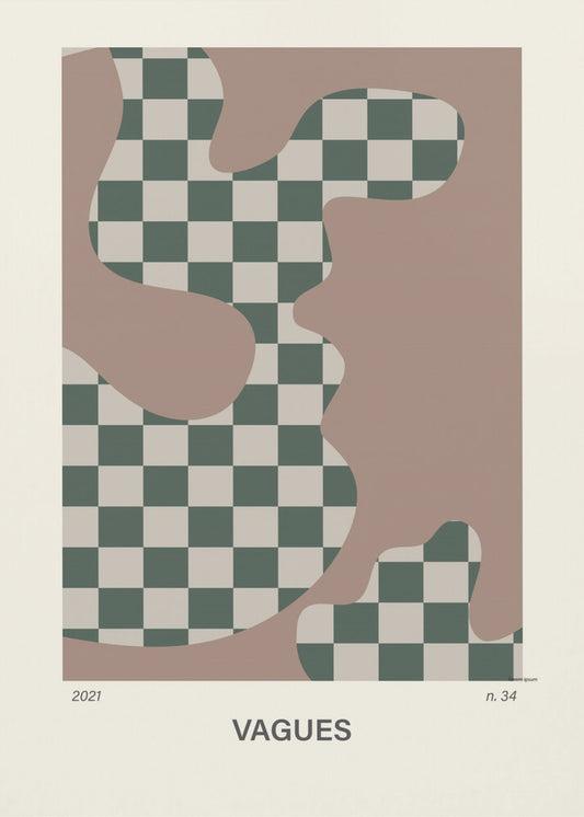 Vagues nr 34 Poster | Canvas