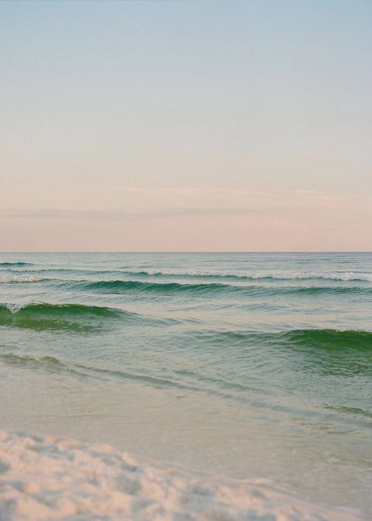 Pastel Ocean Sunset V | Canvas