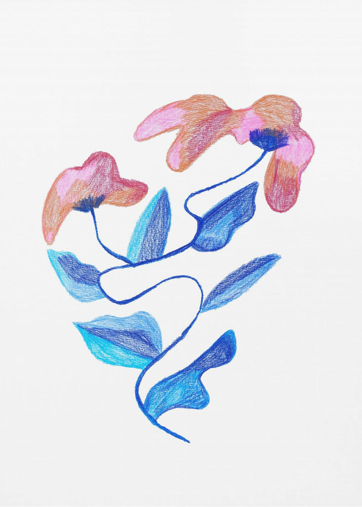 Abstrakte Blume | Poster