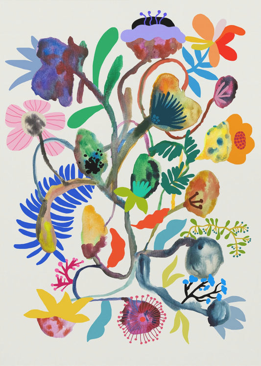 9933x14043 Din 115 Abstract Floral | Poster