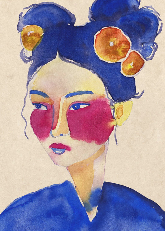 Asiatisches Mädchen | Leinwand