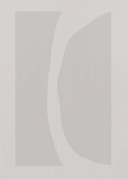 Gebogenes abstraktes Licht | Poster