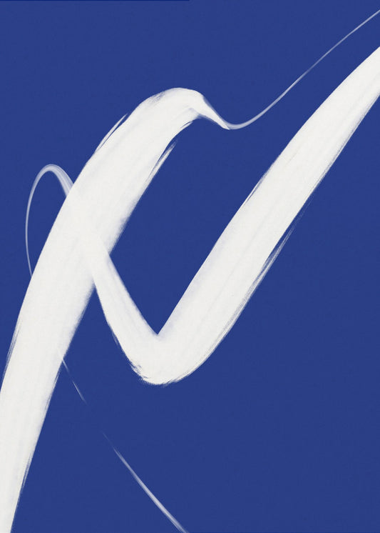 Blauer Wirbeltanz | Leinwand