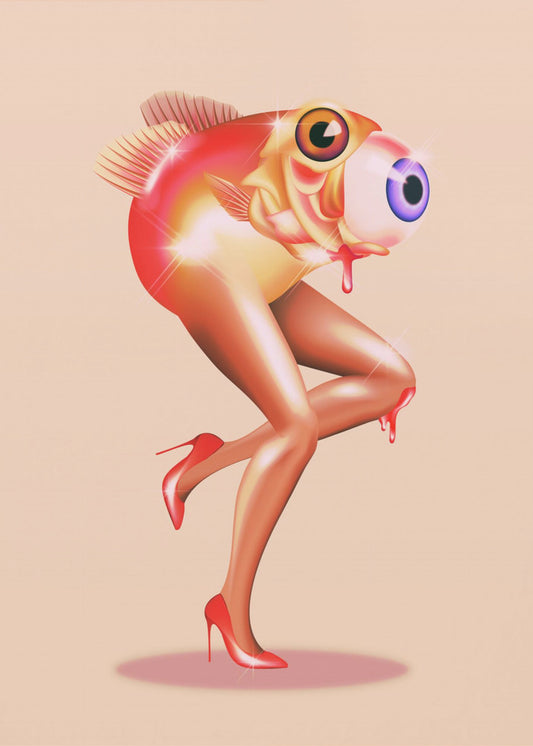 Fisch mit Beinen | Poster
