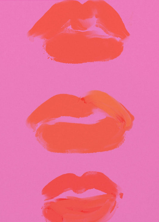 Neon Pout Serie | Leinwand