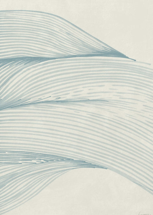 Ozean in Linien 01 | Poster
