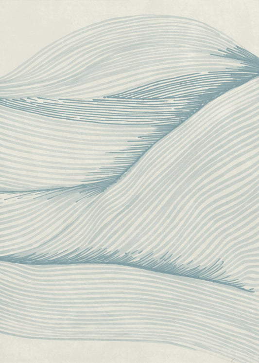 Ozean in Linien 02 | Leinwand