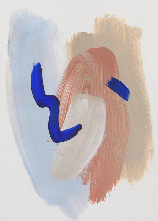 Abstract Brush Strokes 141 | Poster