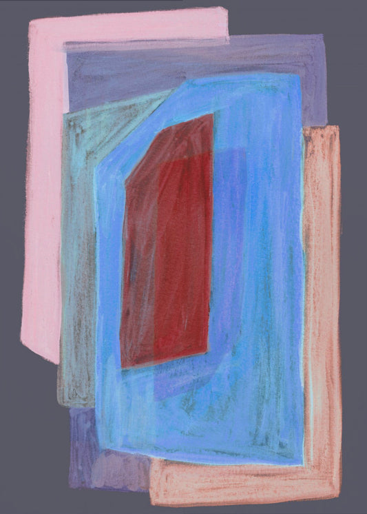 Chalks and Shapes 3 | Canvas