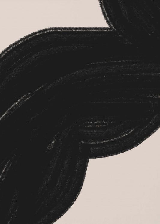 Black Wave Flow | Canvas