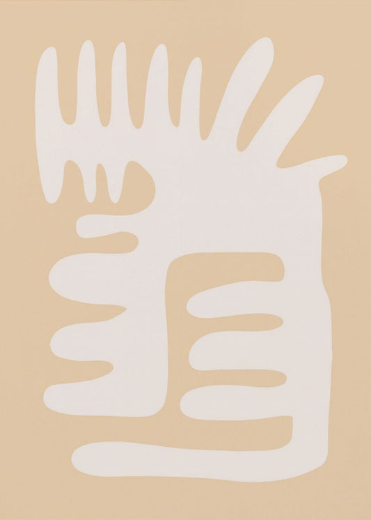 Abstrakte organische Form | Poster