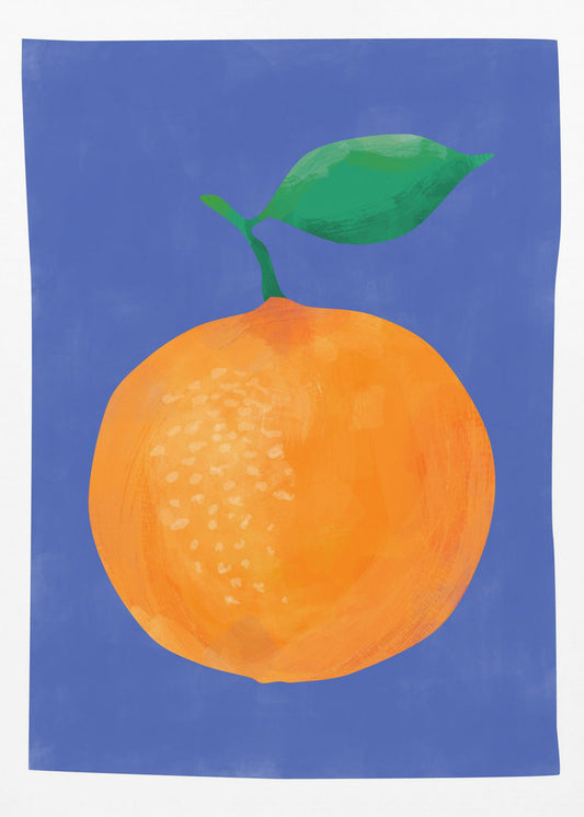 Lebendige Orangenfrucht | Poster