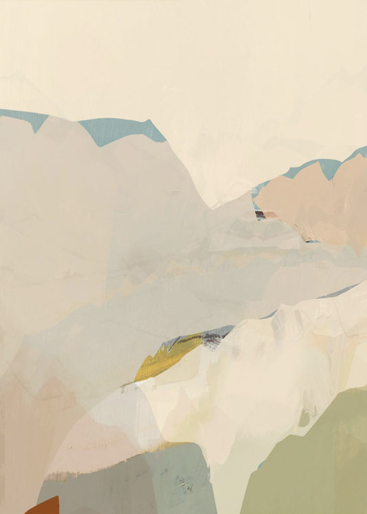 Peachy Mountain Range 2 | Poster