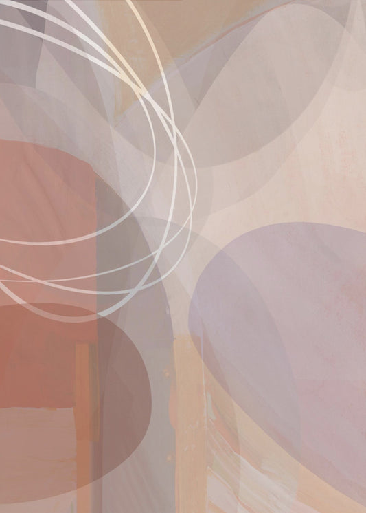 Plum Shapes 1 | Poster