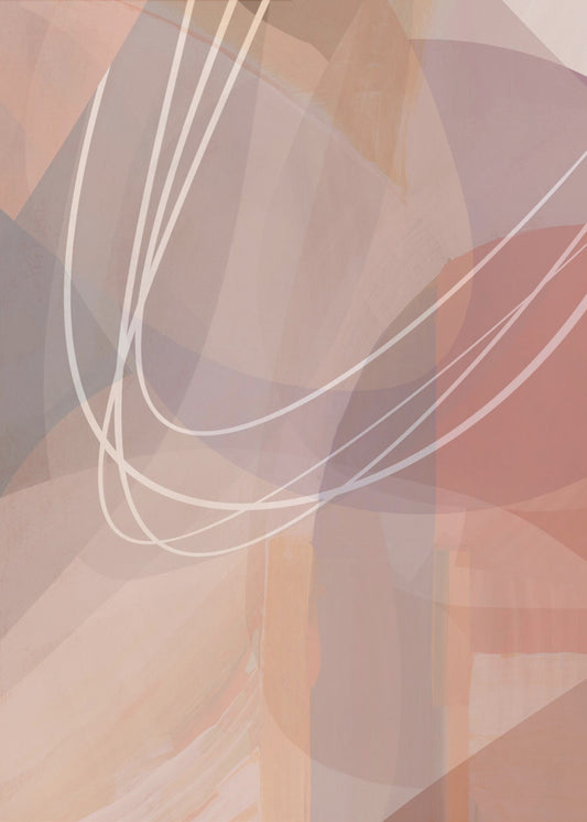 Plum Shapes 2 | Poster