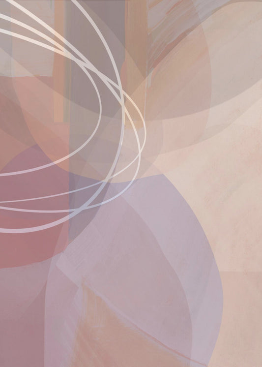 Plum Shapes 3 | Poster