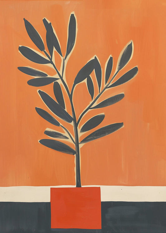 Orangenpflanze | Poster