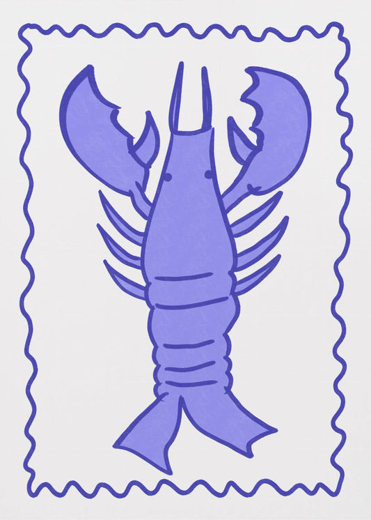 Lila Hummer Stempel | Leinwand