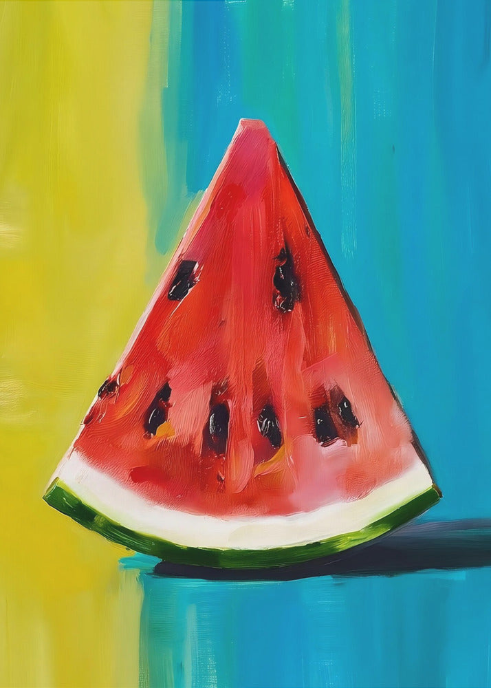 Wassermelonenscheibe | Poster