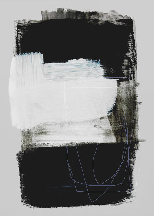 Abstract Brush Strokes 130 | Poster