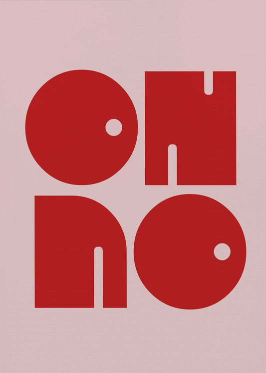 Fettgedrucktes typografisches Echo | Poster