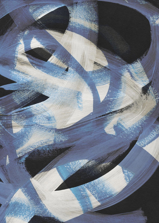Abstract Brush Strokes 128 | Poster