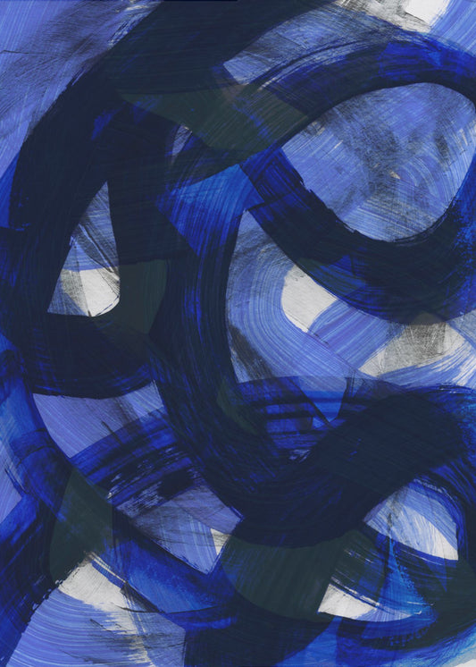 Abstract Brush Strokes 147 | Poster
