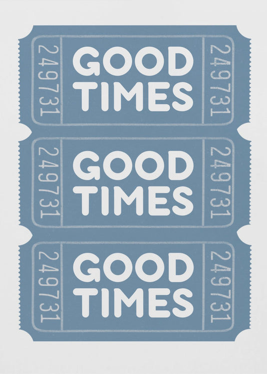 Blue Good Times | Canvas