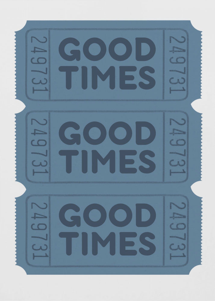 Blue Good Times | Canvas