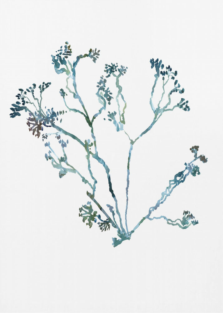 Zarte blaue Blumen 2 | Leinwand