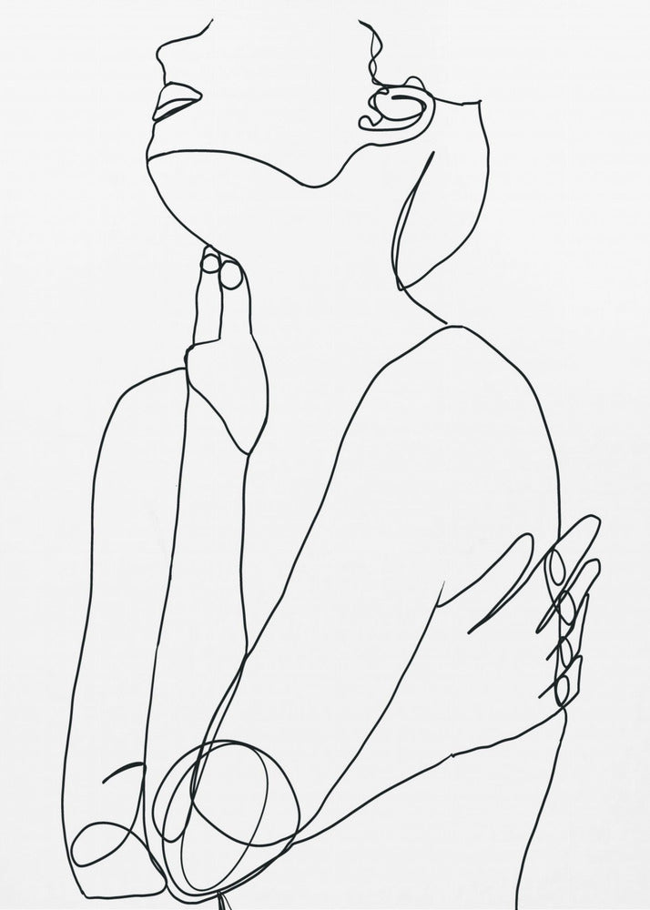 Line Drawing of Woman | Poster