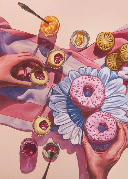 Mittwochs essen wir Pink | Poster