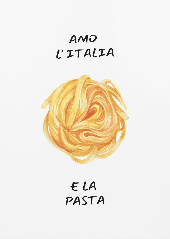 Amo l´italia | Leinwand
