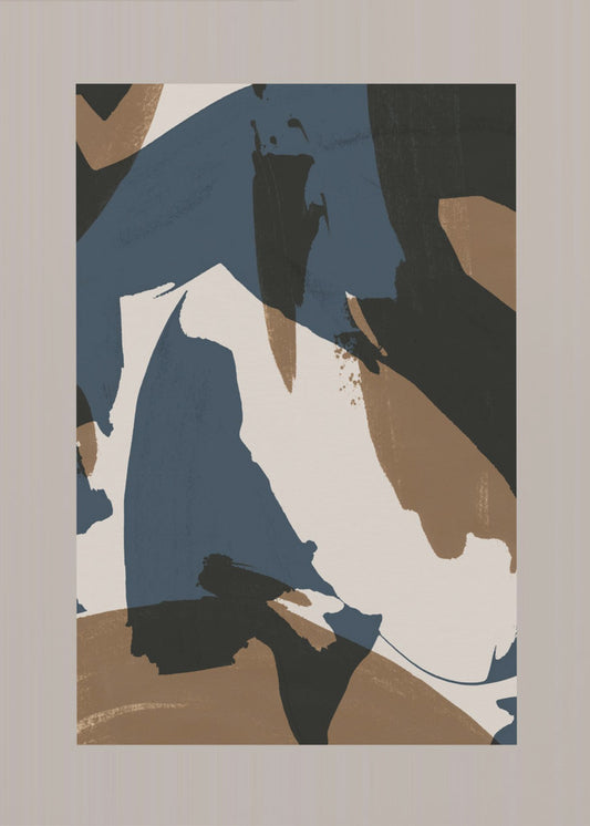 Abstrakte Pinselstriche 60 | Poster