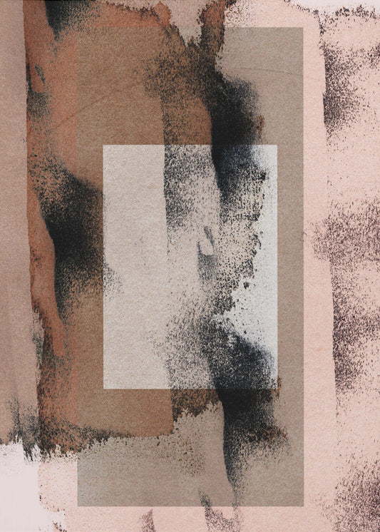 Abstrakte Pinselstriche 17y | Leinwand