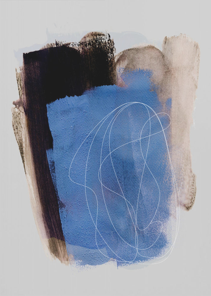 Abstract Brush Strokes 55 | Poster