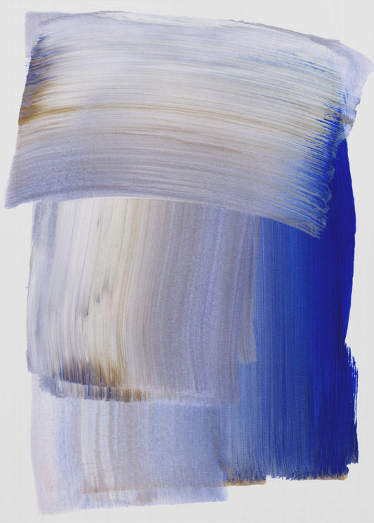 Abstract Brush Strokes 100 | Poster