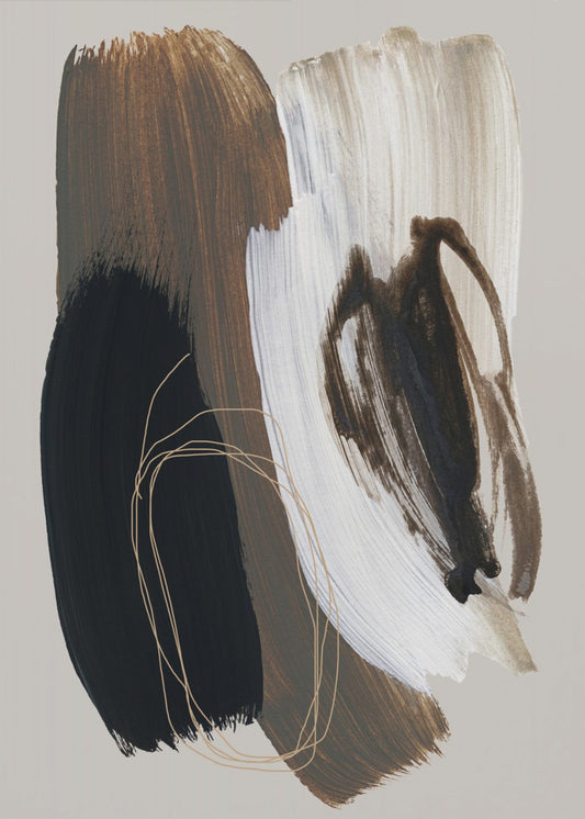 Abstract Brush Strokes 108X | Poster