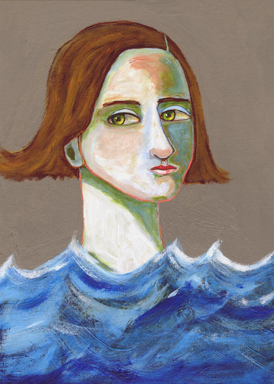 Der Schwimmer | Leinwand